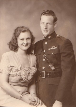 Roy and Ruth Comstock, 1945