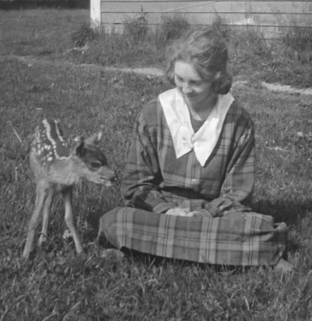 Lousie Dodson and Fawn