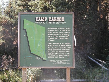Camp Carson Sign