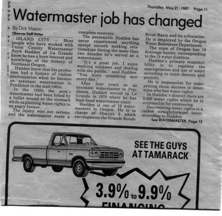 Watermaster article - 1